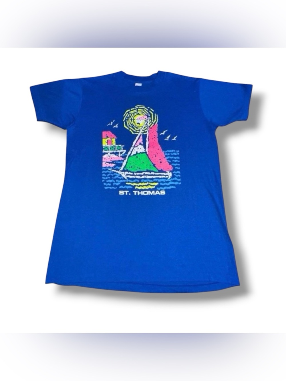 Men’s Textile Prints St. Thomas Sailboat T-Shirt